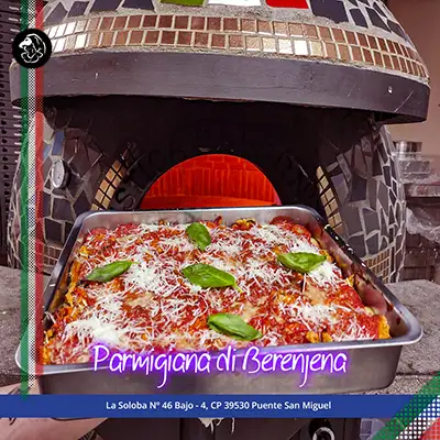 I Piatti di mamma - Pizzeria Bella Partenope - Puente San Miguel, Cantabria 2 Parmigiana di Berenjena-Bella-Partenope