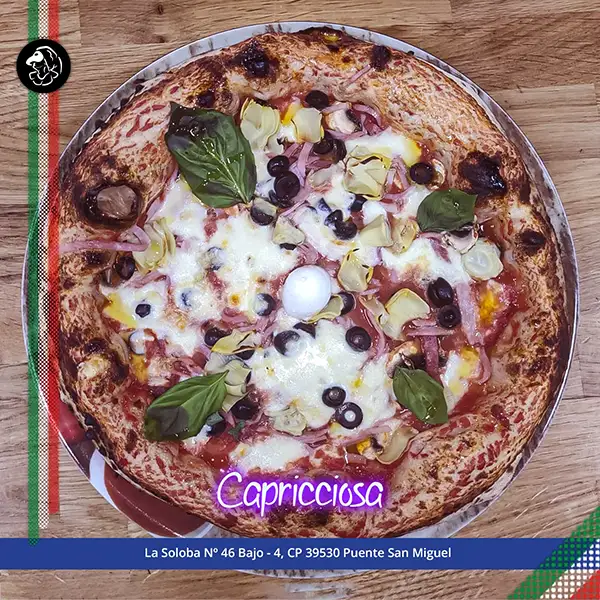 Pizza Capricciosa-Bella-Partenope-Cantabria