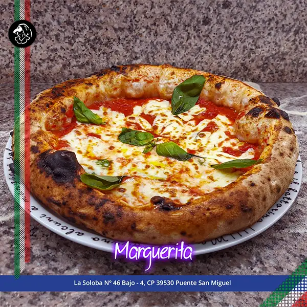 La Pizza di Napoli - Pizzería Bella Parténope - Puente San Miguel , Cantabria 6 Pizza-Marguerita-Bella-Partenope-Cantabria