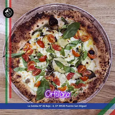 Pizza Ortolana-Bella-Partenope-Cantabria