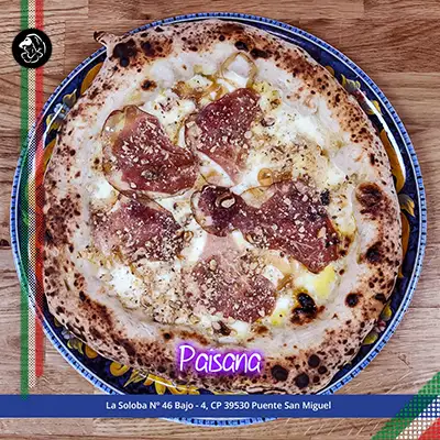 Pizza Paisana-Bella-Partenope-Cantabria
