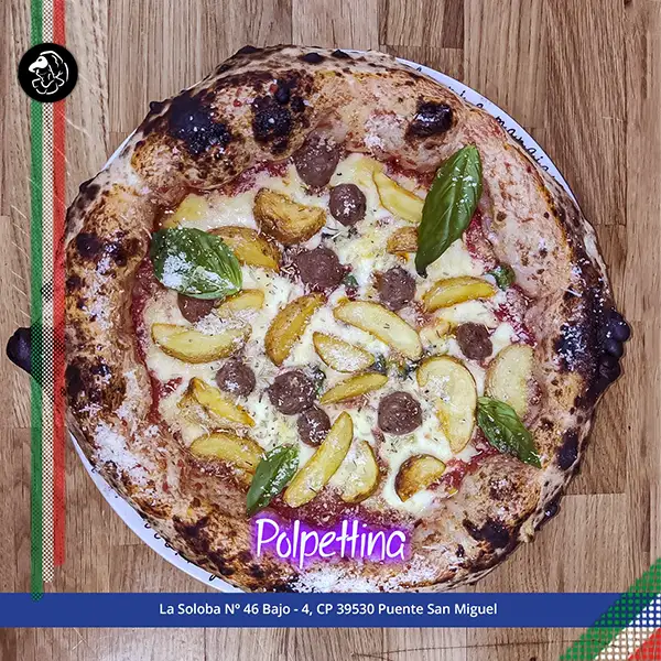 Pizza Polpettina-Bella-Partenope-Cantabria