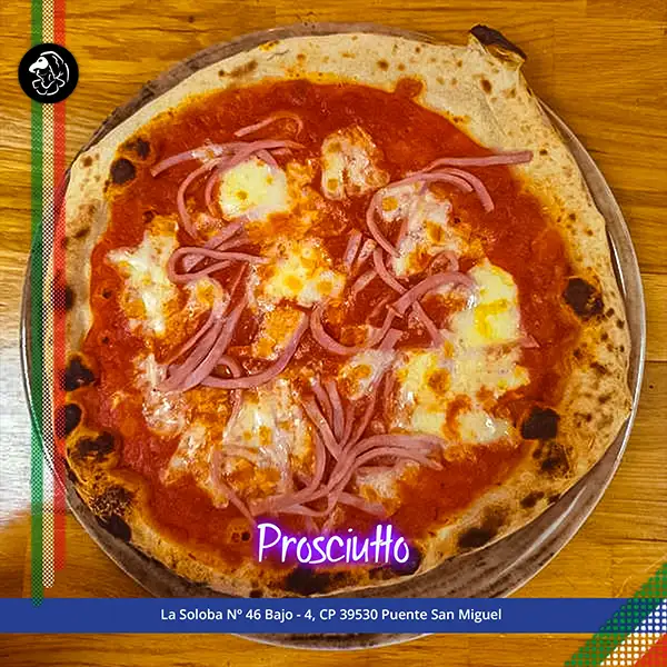 La Pizza di Napoli - Pizzería Bella Parténope - Puente San Miguel , Cantabria 4 Pizza Prosciutto-Bella-Partenope-Cantabria
