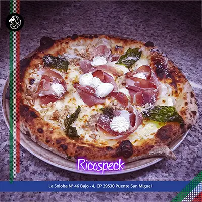 Pizza Ricospeck-Bella-Partenope-Cantabria