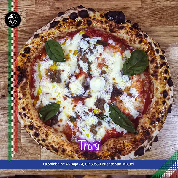 Pizza Troisi-Bella-Partenope-Cantabria