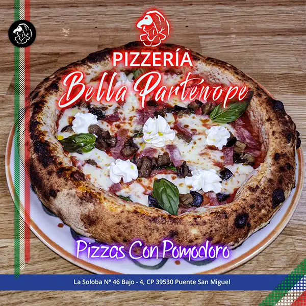 Pizzas-con-pomodoro-Bella-Partenope-Cantabria