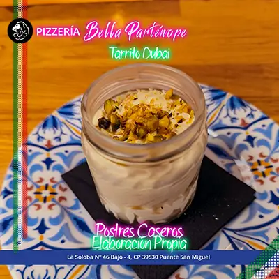 postres-pizzeria-bella-partenope-puente-san-miguel-cantabria/ 8 Tarrito Dubai-postres caseros - pizzeria-bella-partenope-puente-san-miguel-cantabria