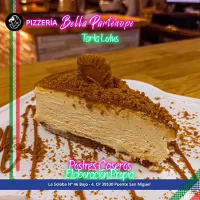 postres-pizzeria-bella-partenope-puente-san-miguel-cantabria/ 7 Tarta Lotus-postres caseros - pizzeria-bella-partenope-puente-san-miguel-cantabria