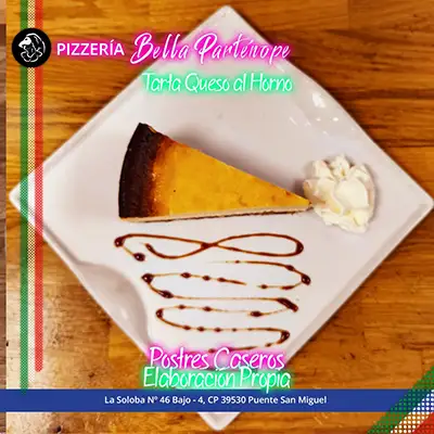 postres-pizzeria-bella-partenope-puente-san-miguel-cantabria/ 1 Tarta Queso al Horno-postres caseros - pizzeria-bella-partenope-puente-san-miguel-cantabria