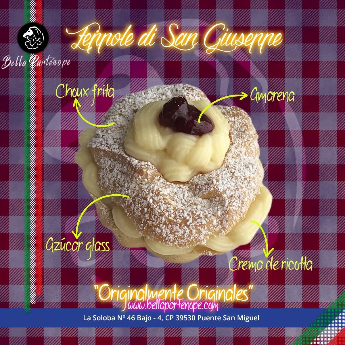 Zeppole di San Giuseppe - Brusciano - Pizzeria Bella Partenope Puente San Miguel Zeppole di San Giuseppe - Brusciano - Pizzeria Bella Partenope Puente San Miguel